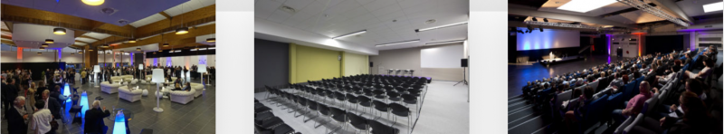 Avignon Parc Expo et le centre de congrès du Palais des Papes